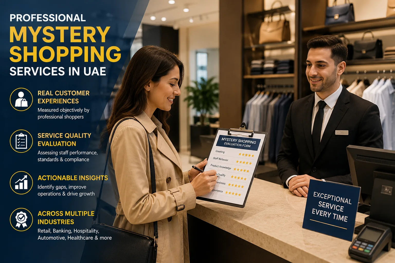 Mystery Shopping in UAE: A Complete Guide for Businesses